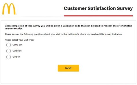 McDonald’s App Survey .